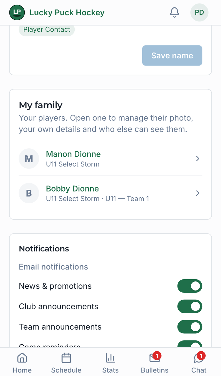 Finding your players screenshot