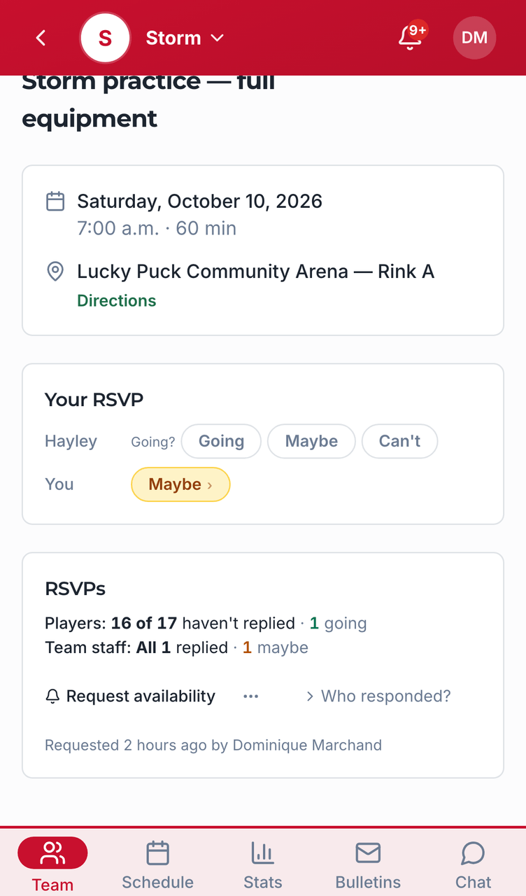 Your own answer as staff screenshot